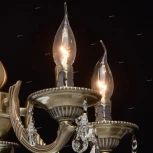Подвесная люстра MW-Light Аврора 371011605 (220V, на цепи, подсвечник, свеча)
