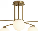 Потолочная люстра на штанге Freya Hanger FR5443CL-06BS (220V, шарики)