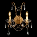 Бра со стеклянными подвесками в форме подсвечника Loft It Foil 10430W (220V, подсвечник, свеча)