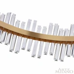 Подвесная люстра Arte Milano Venezia 312033/D500 BS (регулировка яркости, LED, 220V, хрусталь, пульт управления, на тросе, круглые)