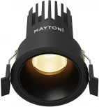 Встраиваемый светильник Maytoni Dip DL115-10W-2.7K-B (LED, 220V, круглые)