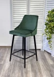 Полубарный стул ПАРКЕР H-30 Изумрудный, велюр / черный каркас, поворот.360 град., M-City 688M05133