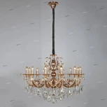 Подвесная люстра Omnilux Grosseto OML-77723-12 (220V, на цепи, подсвечник, свеча)