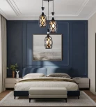 Подвесной светильник Seven Fires Dzhulius SF4047/3P-BK-AM