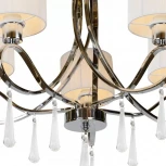 Подвесная люстра iLamp Bella RM1029/5CR (220V, на цепи)