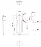Настенный светильник Kink Light Канто 08273,19(4000K) черный Led 12W (4000K) (220V)
