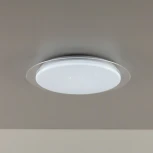 Потолочный светильник RGB круглый Citilux Спутник CL734330G (LED, 220V, пульт управления, круглые, звездное небо)