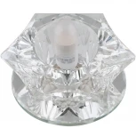 Встраиваемый точечный светильник Fametto Fiore DLS-F109 G9 GLASSY/CLEAR