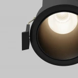 Встраиваемый светильник Maytoni Dip DL116-10W-4K-B (LED, 220V, круглые)