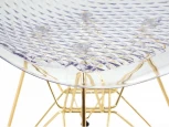 Стул Frank ОГОГО 811749 (прозрачный, золотистый)