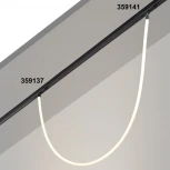 Трековый светильник с гибким неоном для низковольтного шинопровода FLUM Novotech Ramo 359137 KONST IP20 LED 3000К 14W 48V 1400Лм