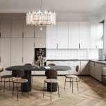 Подвесная люстра хрустальная на штанге Arte Milano Sorrento-2409 372409/8/350/570 GD (220V)