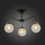 Потолочная люстра на штанге Evoluce Stricce SLE110302-03 (220V, шарики, молекулы)