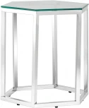 Журнальный стол Stool Group ГЕКС серебро УТ000004638