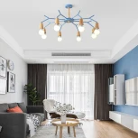 Потолочная люстра на штанге Les Color D80 Blue Imperiumloft ﻿Lesc_01 (220509-23)