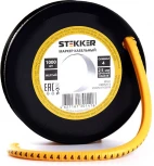 Кабель-маркер "4" для провода сеч. 4мм2 1000 шт. Stekker 39101