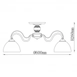 Потолочная люстра De City Олимп 318014905