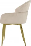 Стул обеденный Берклей D-1202D, бежевый/золото IST-CASA