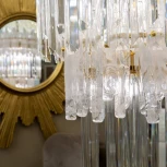 Подвесная люстра каскадная Glacier L25222.92 (220V, на цепи)