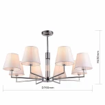 Подвесная люстра F-Promo Milo 2616-8P