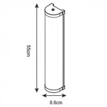 Настенный светильник линейный IP44 влагозащищенный Arte Lamp Aqua-bara A5210AP-4CC (220V)