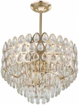 Потолочная люстра хрустальная на штанге Arte Milano Sorrento-2019 372019/7/300/460 GD (220V)