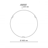 Настенно-потолочный светильник Sonex Kusta 218