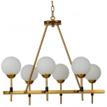 Подвесная люстра Lumina Deco LDP 7004-6 MD+BK