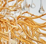 Подвесная большая люстра Droplet Chandelier Oval L160 ImperiumLoft 40,2696 (148055-22) (220V, на тросе)