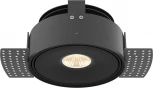 Встраиваемый светильник под гипсокартон Maytoni Move DL060-9W3-4-6K-TRS-B (LED, 220V, круглые)