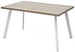 Стол BRICK M 120 Дуб Трюфель/ Белый