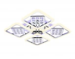 Потолочная люстра Ambrella Acrylica Ice FA288 (регулировка яркости, LED, 220V, пульт управления, управление смартфоном, умный дом - PC.Lamper)