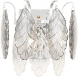 Бра Crystal Lux TREVI AP2 CHROME (220V, хрусталь, листья)