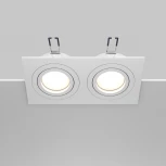 Встраиваемый светильник Atom GU10 2x50Вт Maytoni Technical DL024-2-02W (220V)