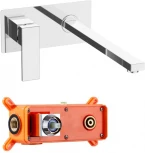 Смеситель BelBagno Romano ROM-BLM-CRM С ВНУТРЕННЕЙ ЧАСТЬЮ, для раковины