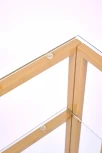 Консольный стол AllConsoles 1123-CG clear золотой