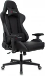 Кресло игровое Zombie Formula черный/карбон эко.кожа крестов. пластик черный CARB