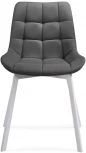 Стул Notta на металлокаркасе Челси белый / темно-серый 489746