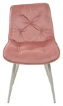 Обеденный стул M-City MONACO UF910-08 PINK, велюр/капучино каркас