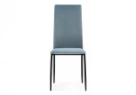 Стул Woodville на металлокаркасе Tod light blue / black 15360