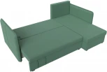 Диван угловой Слим правый угол (Зеленый/Рогожка) Лига Диванов арт.121151