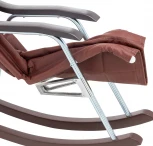 Кресло-качалка складная "Белтех", к/з коричневый 4811321000237 Leset