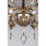 Подвесная люстра Omnilux Nureci OML-74903-08 (220V, подвески, на цепи, подсвечник, свеча)