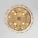 Потолочный светильник круглый Eurosvet Claire 60170 золото (220V, управление смартфоном, голосовое управление, умный дом - Minimir Home, Алиса, Маруся, Салют, круглые)