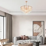 Подвесная люстра хрустальная на штанге Arte Milano Sorrento-1309 371309/9/300/580 GD (220V)