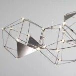 Подвесной светильник светодиодный Eurosvet Uma 90368/7 черный жемчуг (220V, на тросе)