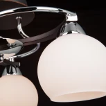 Потолочная люстра Eurosvet 9654 9654/3 хром/венге (220V, шарики)
