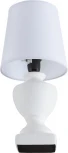 Настольная лампа Lumion Bianka 8163/1T белый, керамика/текстиль E14 1*40W 220V (выключатель)