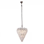 Подвесная люстра Vitaluce V5844-7/10 (220V, хрусталь, на цепи, круглые)