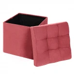 Пуфик Dreambag складной Коралловый Велюр 13584
